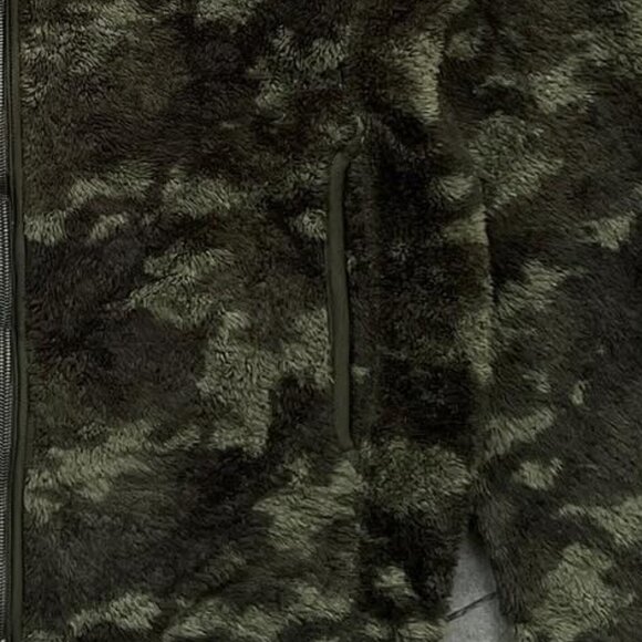 Cozy Olive Green Fleece Jacket - Picture 4 of 4